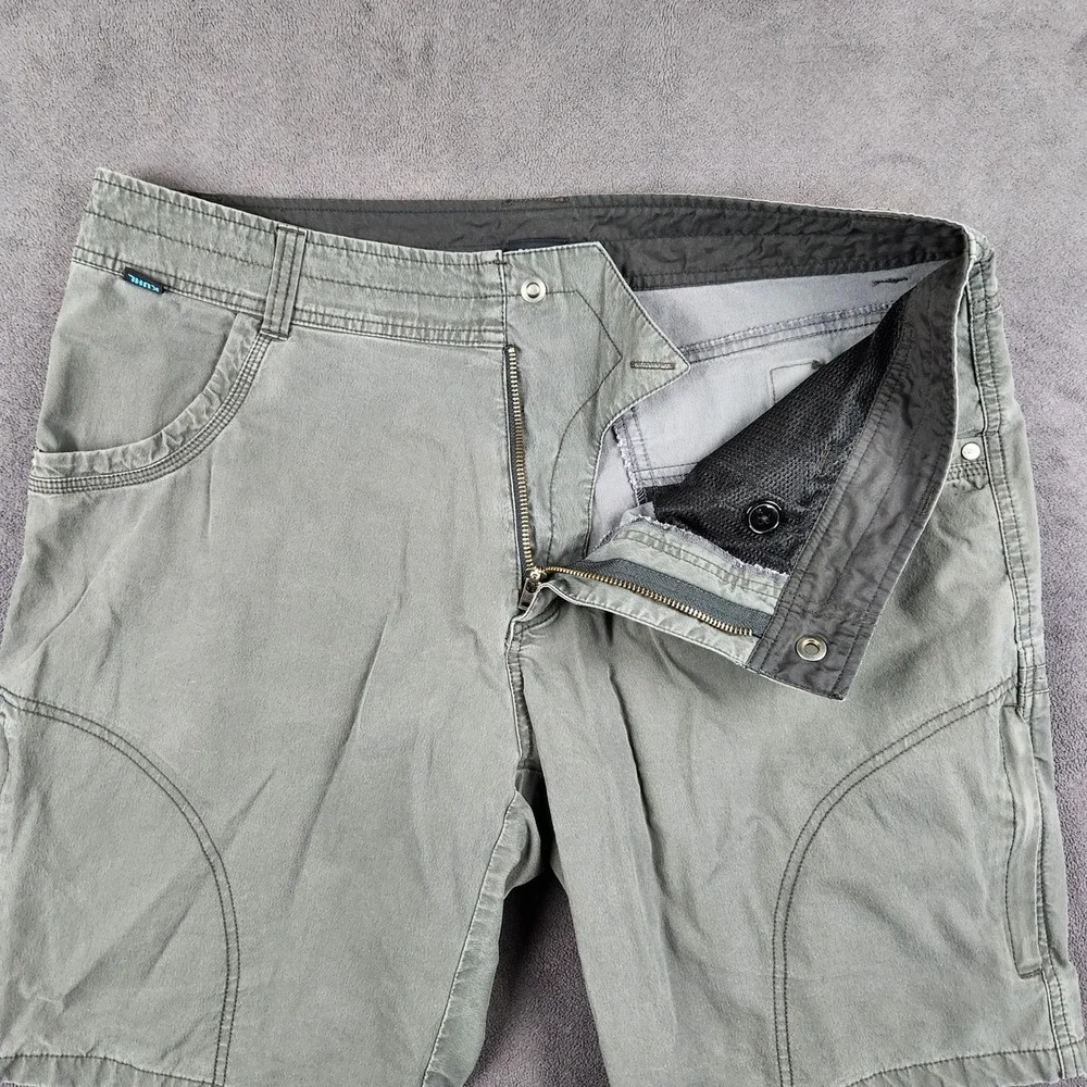 KUHL Ramblr Shorts Mens 36 Gray Cargo Utility Hiking Stretch Outdoor 5125 - Picture 3 of 13